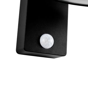 LED Solar wandlamp Justina 5W 3000K zwart IP44 - Afbeelding 6