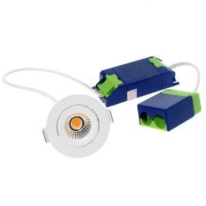 LED inbouwspot 5W 2700K 62mm 60gr rond verstelbaar wit - Afbeelding 6
