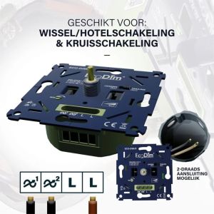 LED dimmer 0-300W EcoDim universeel - Afbeelding 6