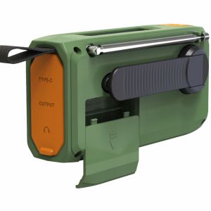 Radio AM/FM op zonne energie v2 + zaklamp + powerbank - Afbeelding 6