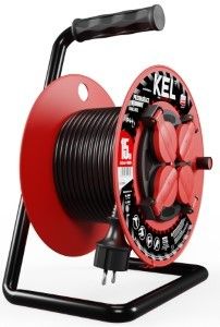 Kabelhaspel H05 3x1,5qmm 15m rood IP44 - Afbeelding 7