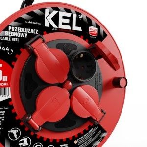 Kabelhaspel H05 3x1,5qmm 15m rood IP44 - Afbeelding 9