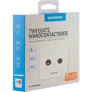 Coax einddoos radio/TV inbouw/opbouw TRAS-2000