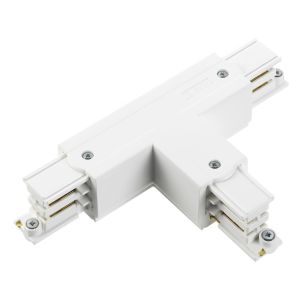 Rail 3-fase T-stuk rechts vast 90gr wit