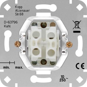Kopp inbouw schakelaar wissel/wissel
