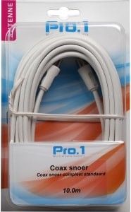 Coax snoer compleet standaard 10m
