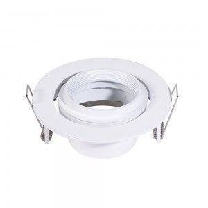 Inbouwspot verstelbaar 50mm rond wit