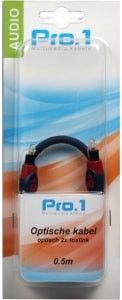 Optisch 2x toslink 0.5m