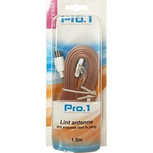 Lint Antenne met coax plug 1,5m