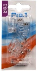 Stekker 8/8 RJ45 blister 10 stuks