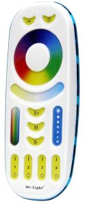 RGB-CCT afstandsbediening 2.4G 4-zones wit