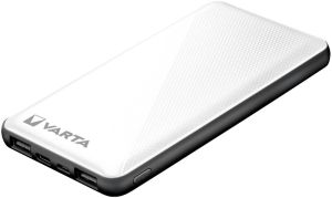 Powerbank 10.000mA zilver USB + USB-C