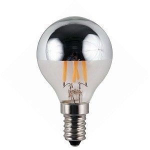 SPL LED kopspiegel kogel E14 4-40W 2500K filament helder dimbaar