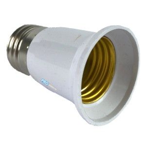 Lamphouder adapter E27 naar E27 verlenger