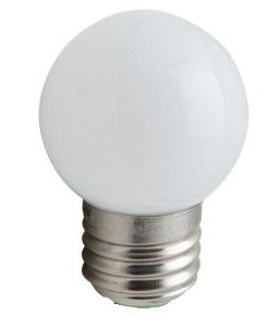 LED kogellamp E27 mat warm melkwit 2W dimbaar
