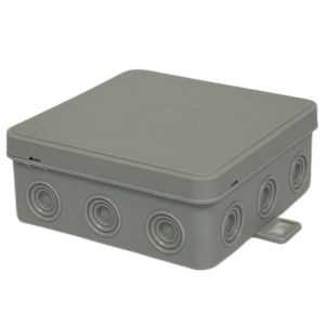 Kabeldoos IP54 grijs vierkant 100x100x41mm