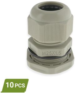 Wartel PVC M25 grijs IP68 zak(10)