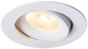 LED Inbouwspot downlight Aliki wit LED 8W 2700K