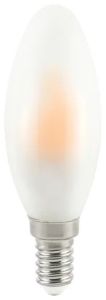 LED flakkerkaars E14 0,5-5W 1800K mat