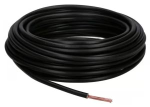 Draad 6qmm soepel 10m zwart