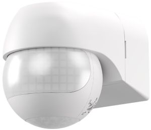 Bewegingsmelder IR opbouw wit wand 2-zone 180-360 graden IP44