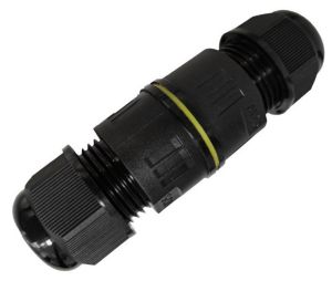 Waterdichte kabelkoppeling IP68 max. 5x4qmm zwart