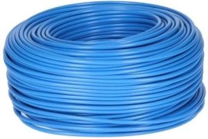 Draad 6qmm soepel 10m blauw
