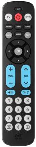 Afstandsbediening universeel Big Button zwart
