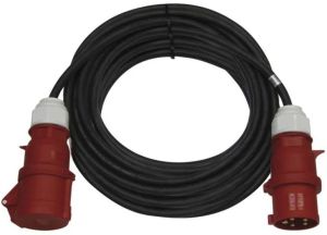CEE verlengsnoer 25m 16A 5x2,5qmm H07 IP44