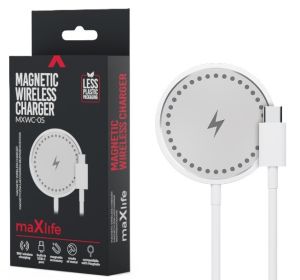 Draadloze Magsafe lader mini zilver/wit 15W