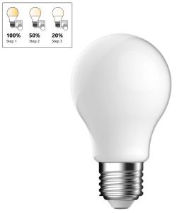 Energetic LED GLS E27 4,9-60W 2700K filament mat MemoryDim