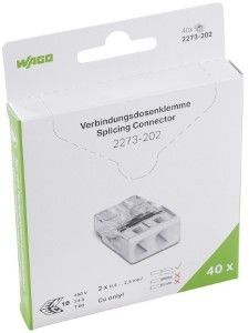 Lasklem 40 stuks Retail 2-voudig 0,5-2,5mm transwit