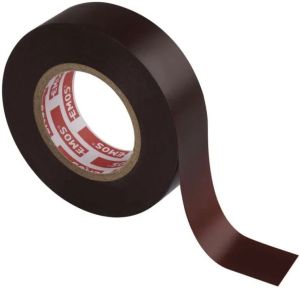 Isolatietape PVC 19mm rol 20m bruin