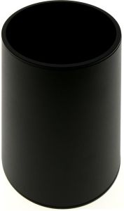 Opbouwrand voor inbouwspots 90x134mm rond zwart