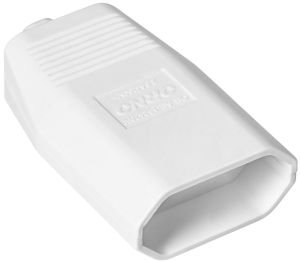 Contra stekker zwakstroom euro plat wit