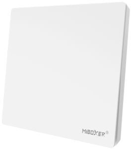 Draadloze wandschakelaar enkel wit 2.4GHz