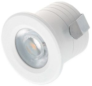 LED mini inbouwspot 2W 2700K 32mm rond vast wit