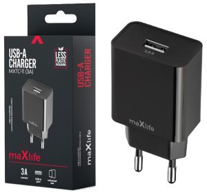 USB lader 3A zwart