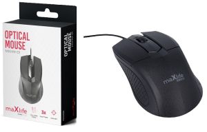 Optische muis bedraad USB zwart