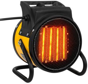 PTC keramische kachel rond geel 2000W