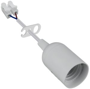 Lamphouder E27 met snelkoppeling wit - Verhuisfitting