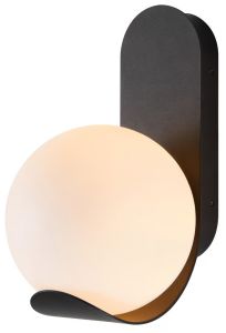 Wandlamp Dalius bol zwart E27