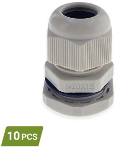 Wartel PVC M20 grijs IP68 zak(10)
