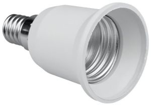 Lamphouder adapter E14 naar E27