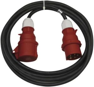 CEE verlengsnoer 10m 16A 5x2,5qmm H07 IP44