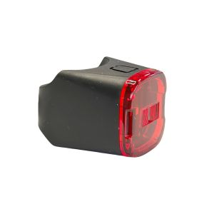 LED fietslamp USB oplaadbaar rood