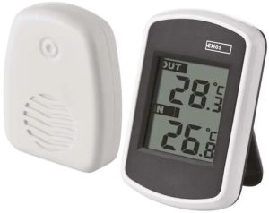Thermometer binnen + buitensensor