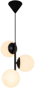 Hanglamp Lilly zwart 3x E14