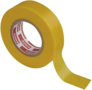 Isolatietape PVC 19mm rol 20m geel