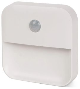 LED nachtlamp vierkant met sensor oplaadbaar wit 3000K